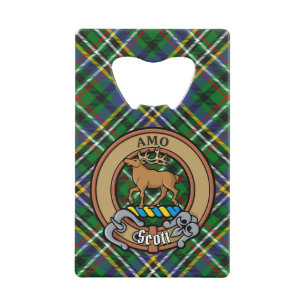 Clan Scott Crest over Green Tartan