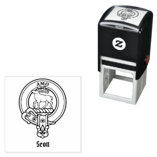 Clan Scott Crest Self-inking Stamp