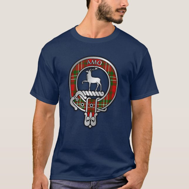 Clan Scott Crest & Tartan T-Shirt (Front)