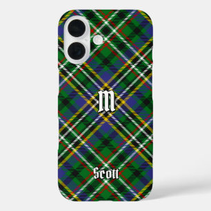 Clan Scott Green Tartan iPhone 16 Case