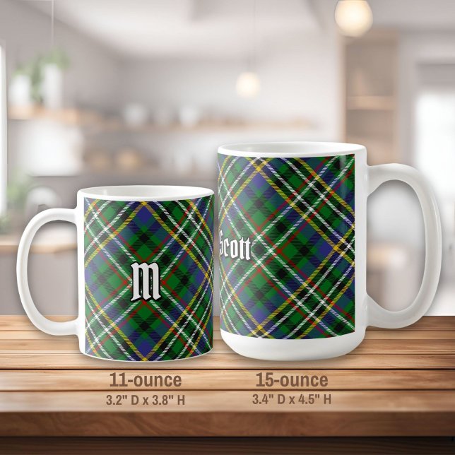 Clan Scott Green Tartan Coffee Mug (Creator Uploaded)