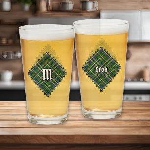 Clan Scott Green Tartan Glass