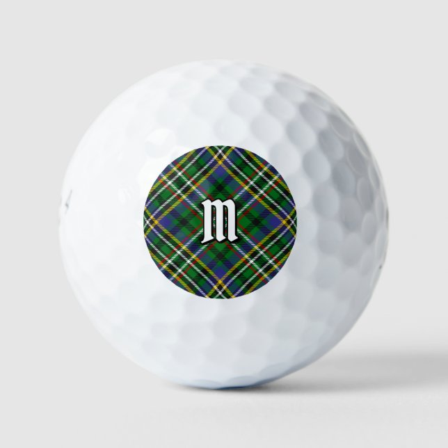 Clan Scott Green Tartan Golf Balls (Front)