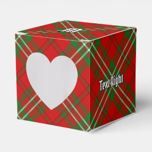 Clan Scott Red Tartan Favour Box