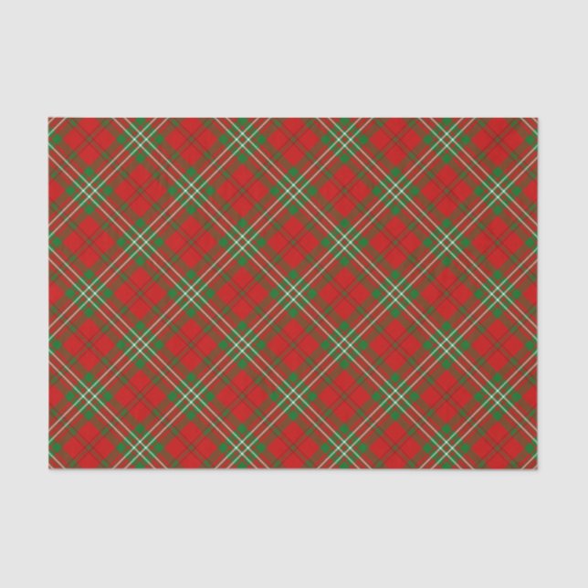 Clan Scott Red Tartan Tissue Paper (Front)