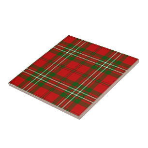Clan Scott Tartan Ceramic Tile