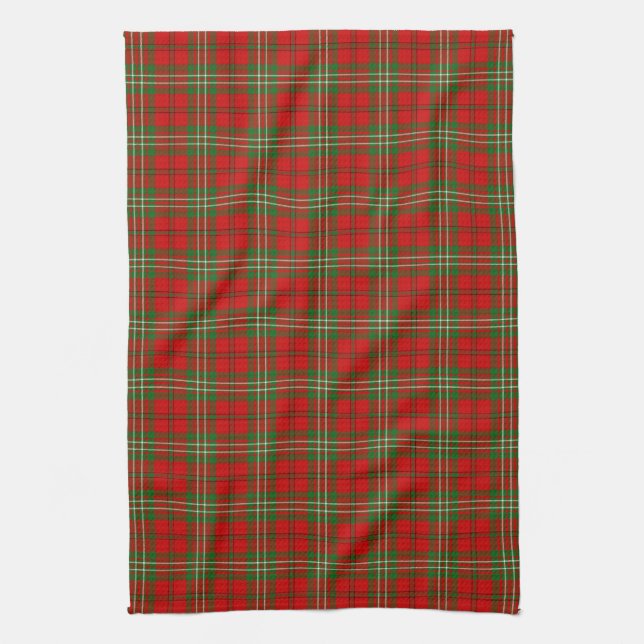 Clan Scott Tartan Tea Towel (Vertical)