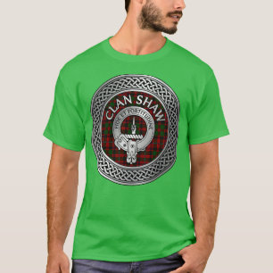 Clan Shaw Crest Tartan Knot T-Shirt