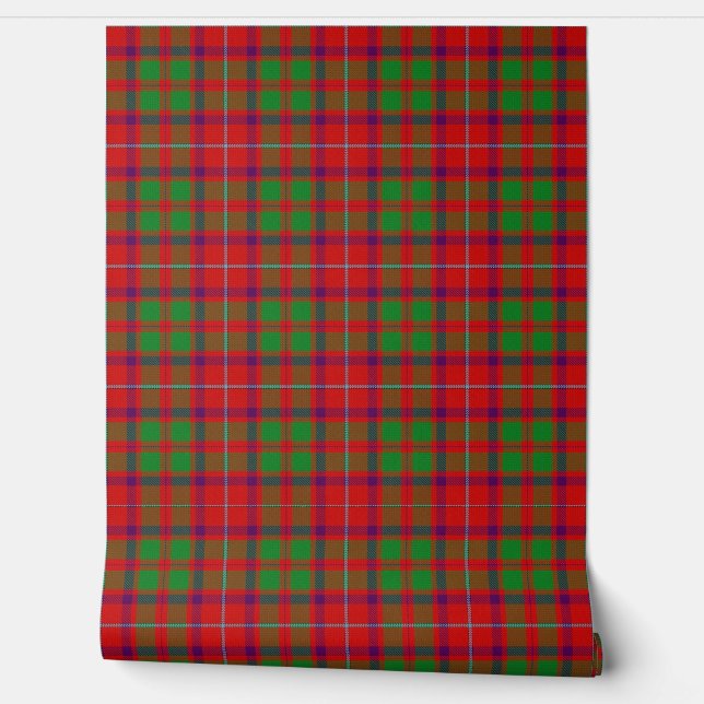 Clan Shaw Tartan Wallpaper (Unrolling)