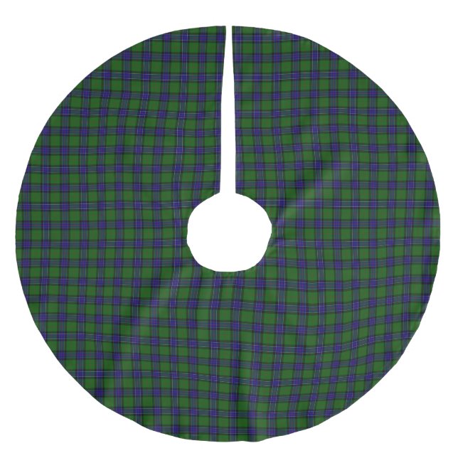 Clan Sinclair Brushed Polyester Tree Skirt (Front)