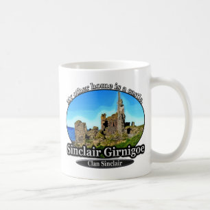 Clan Sinclair Castle Sinclair Girnigoe Scotland Coffee Mug