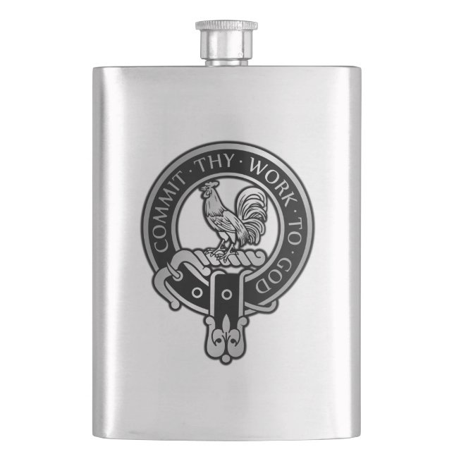 Clan Sinclair Crest Flask (Front)
