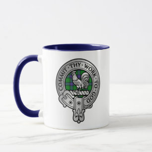 Clan Sinclair Crest & Hunting Tartan Mug