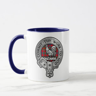 Clan Sinclair Crest & Tartan Mug