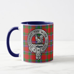 Clan Sinclair Crest & Tartan Mug