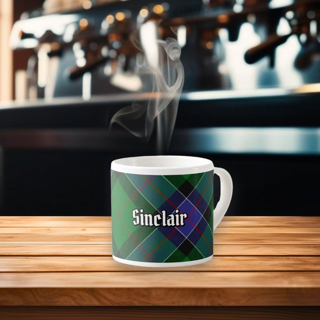 Clan Sinclair Hunting Tartan Espresso Cup (Creator Uploaded)