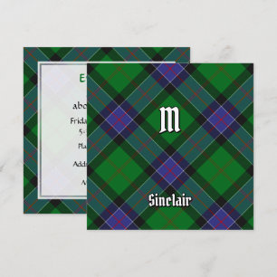 Clan Sinclair Hunting Tartan Invitation