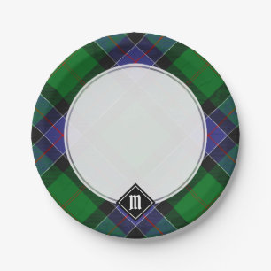 Clan Sinclair Hunting Tartan Paper Plate