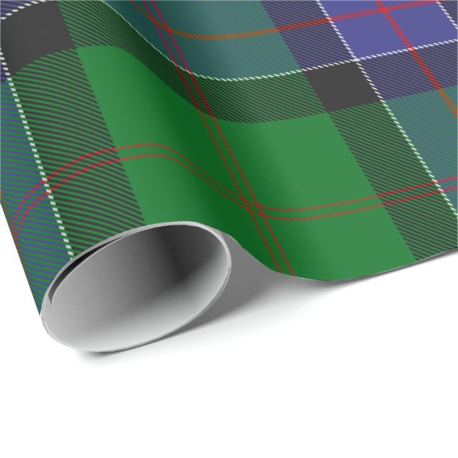 Clan Sinclair Hunting Tartan Wrapping Paper (Roll Corner)