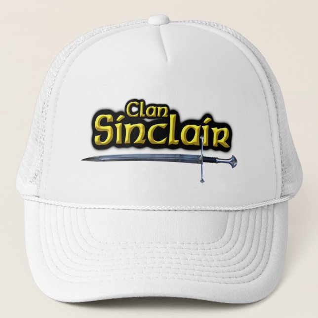 Clan Sinclair Scottish Inspiration Trucker Hat (Front)