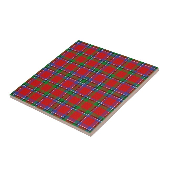 Clan Sinclair Tartan  Ceramic Tile (Side)