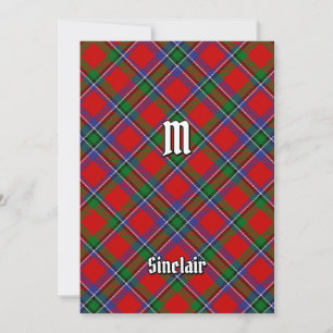 Clan Sinclair Tartan Invitation