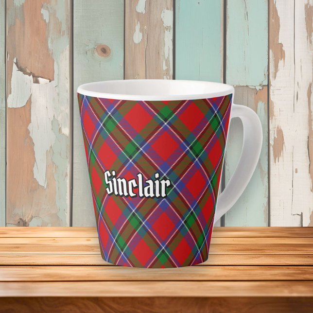 Clan Sinclair Tartan Latte Mug (Creator Uploaded)