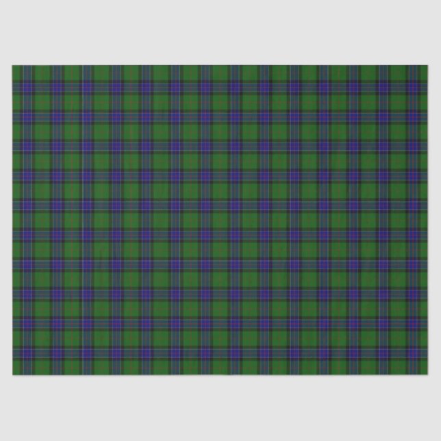 Clan Sinclair Tartan Plaid Tissue Paper (Front)