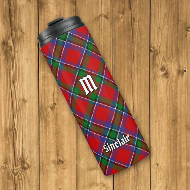 Clan Sinclair Tartan Thermal Tumbler (Creator Uploaded)