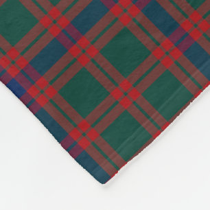 Clan Skene Tartan Scottish Plaid Pattern Fleece Blanket
