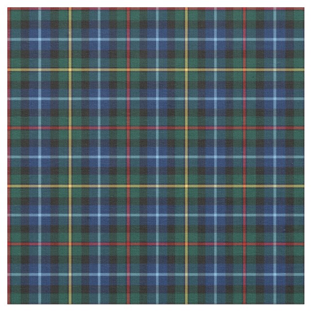 Clan Smith Tartan Fabric (Close Up)