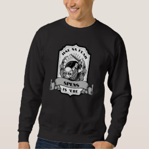Clan Spens Swordsman Scottish Badge Highland Games Sweatshirt