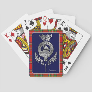 Clan Stewart Crest & Tartan Playing Cards