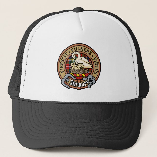 Clan Stewart Crest Trucker Hat (Front)