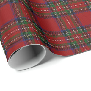 Clan Stewart Scottish Tartan Wrapping Paper