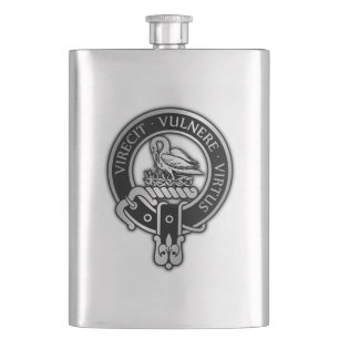 Clan Stewart   Stuart Crest  Flask