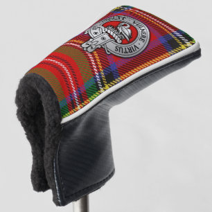 Clan Stewart Stuart Crest & Tartan Golf Head Cover
