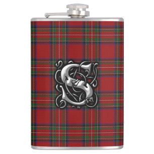 Clan Stewart Tartan Old Scotland Flask