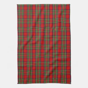Clan Stewart Tartan Tea Towel