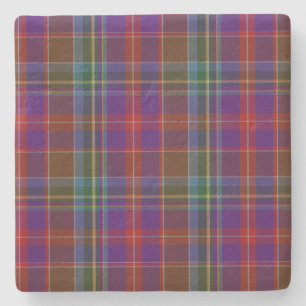 Clan Stuart Tartan Plaid Stone Coaster