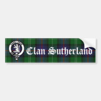 Clan Sutherland Crest Badge & Tartan