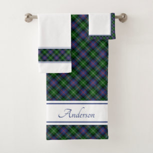 Clan Sutherland Tartan Bath Towel Set
