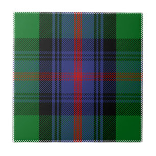 Clan Sutherland Tartan Ceramic Tile