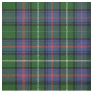 Clan Sutherland Tartan - medium pattern Fabric