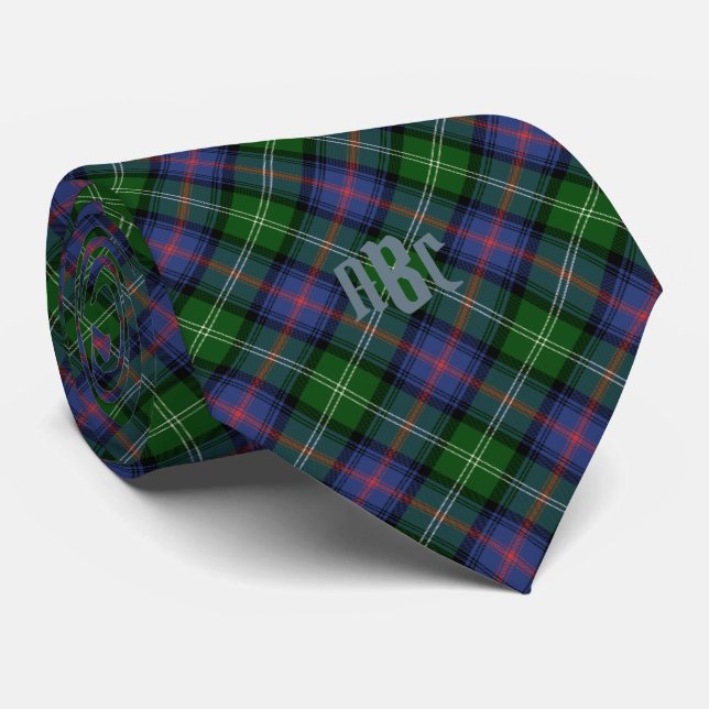 Clan Sutherland Tartan - medium pattern Tie (Rolled)