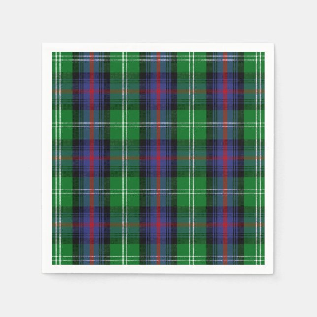 Clan Sutherland Tartan Napkin (Front)