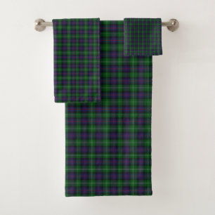 Clan Sutherland Tartan Plaid   Bath Towel Set