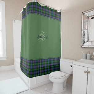 Clan Sutherland Tartan Shower Curtain