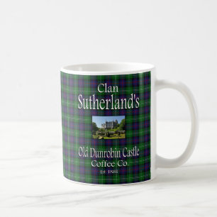 Clan Sutherland's Old Dunrobin Castle Coffee Co. Mug