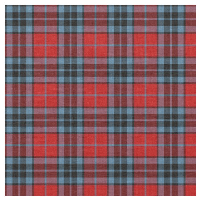 Clan Thompson Tartan Fabric (Close Up)